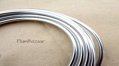 6 gauge (1/4") aluminum wire, 9.5 feet, silver